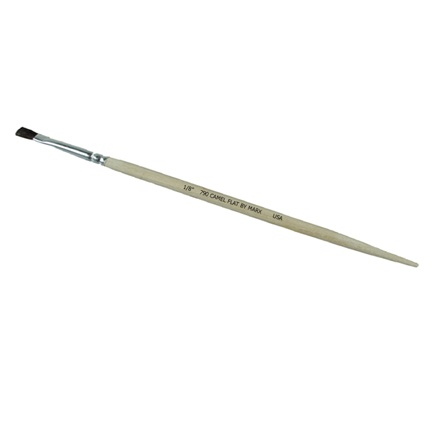 Camel Hair Flat Paint Brushes
